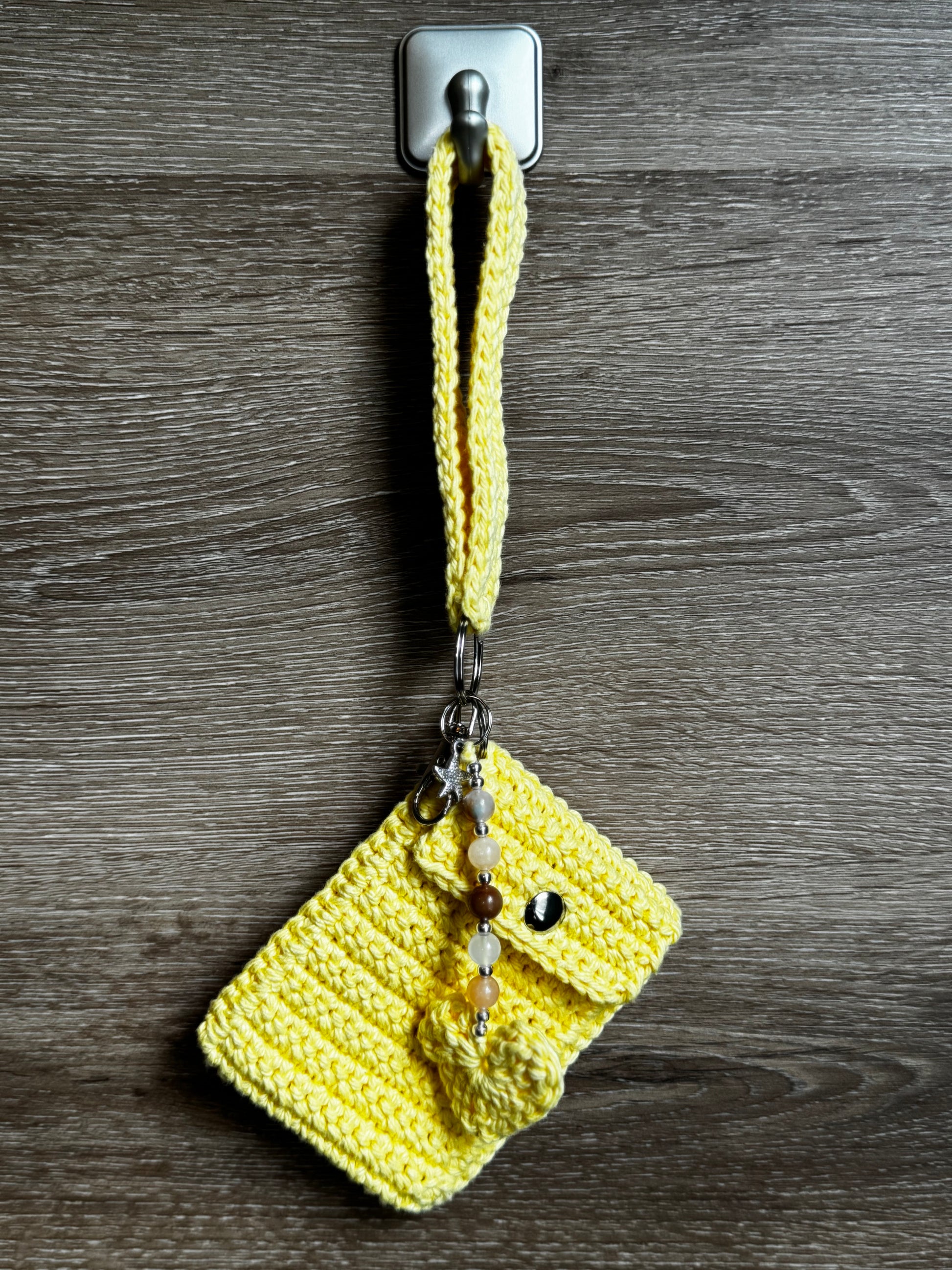 Crochet keychain - Yellow