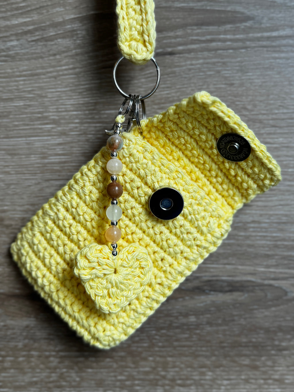 Crochet keychain - Yellow