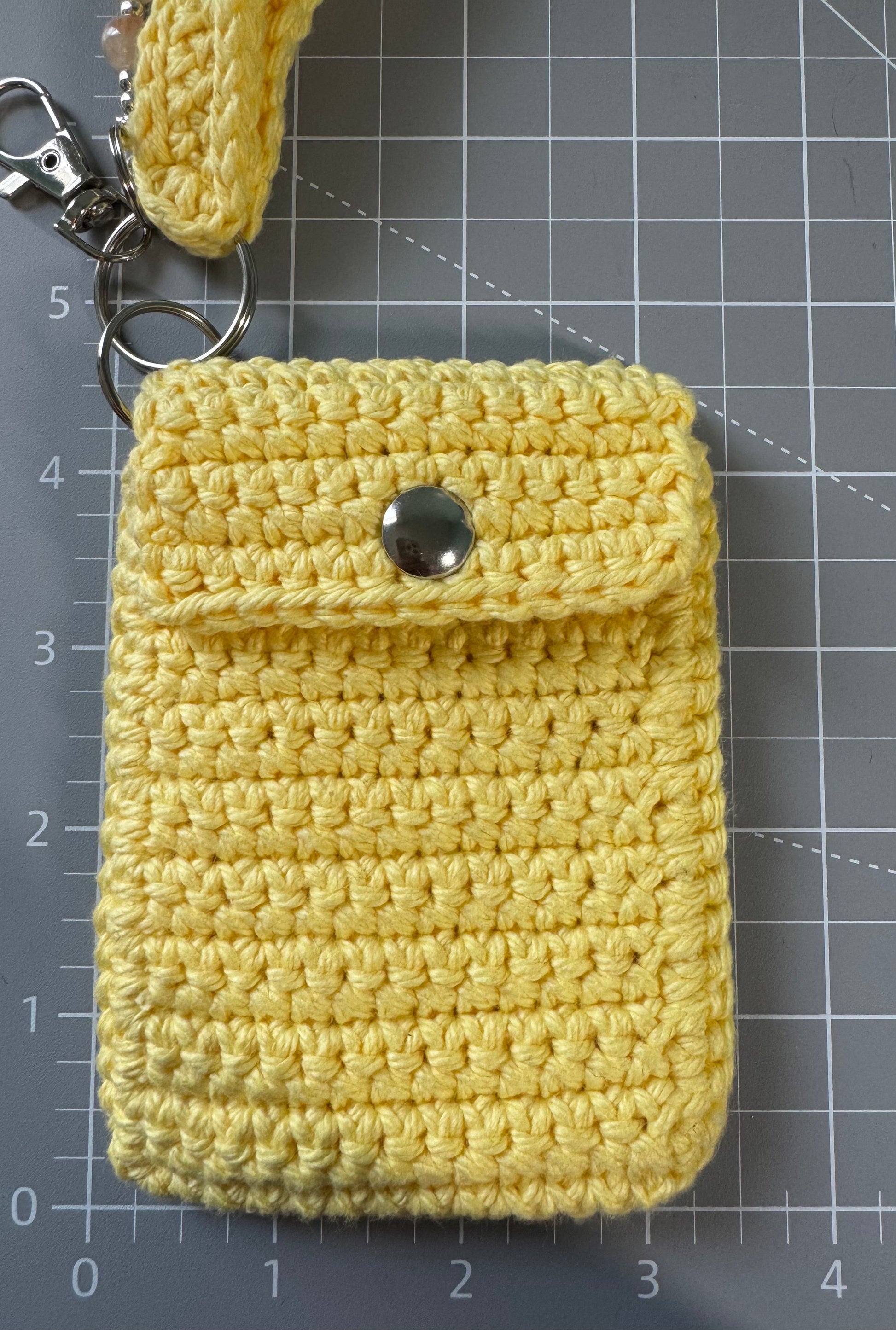 Crochet keychain - Yellow