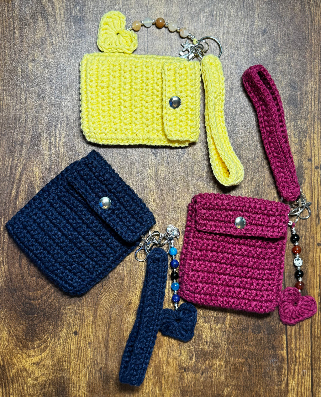 Crochet keychain - Yellow