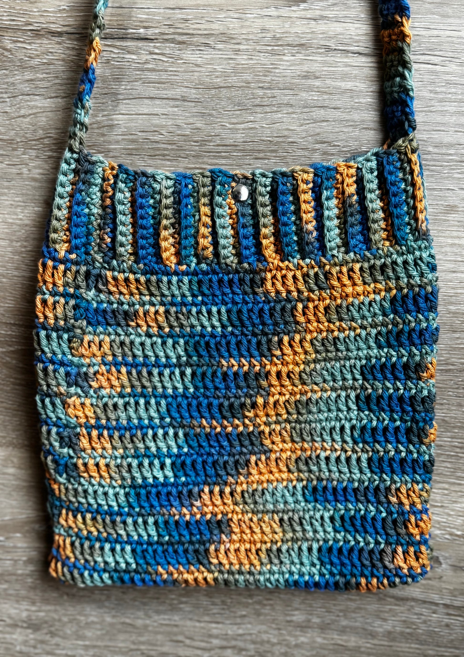 Crochet Tote Bag - Multicolor