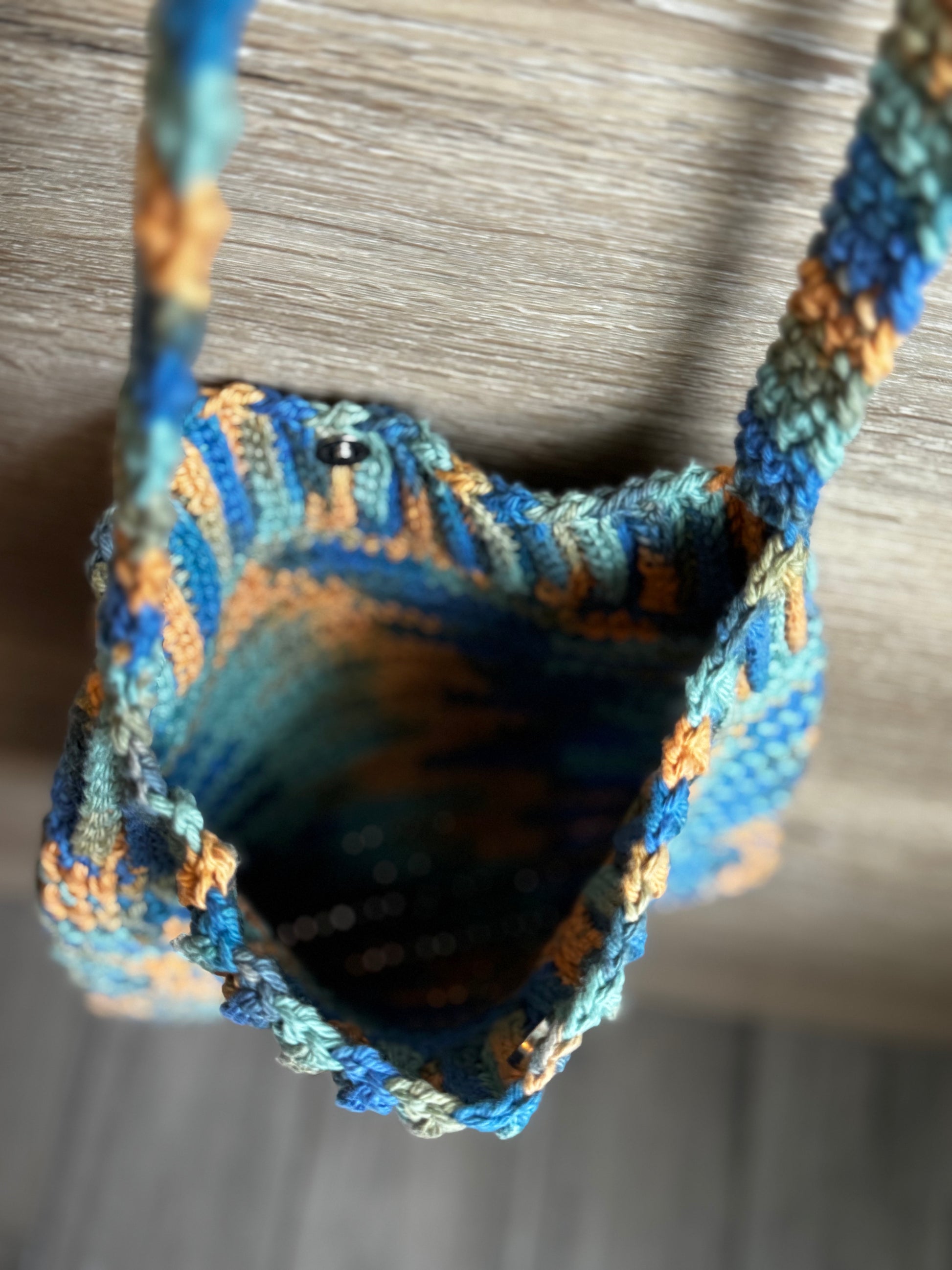 Crochet Tote Bag - Multicolor
