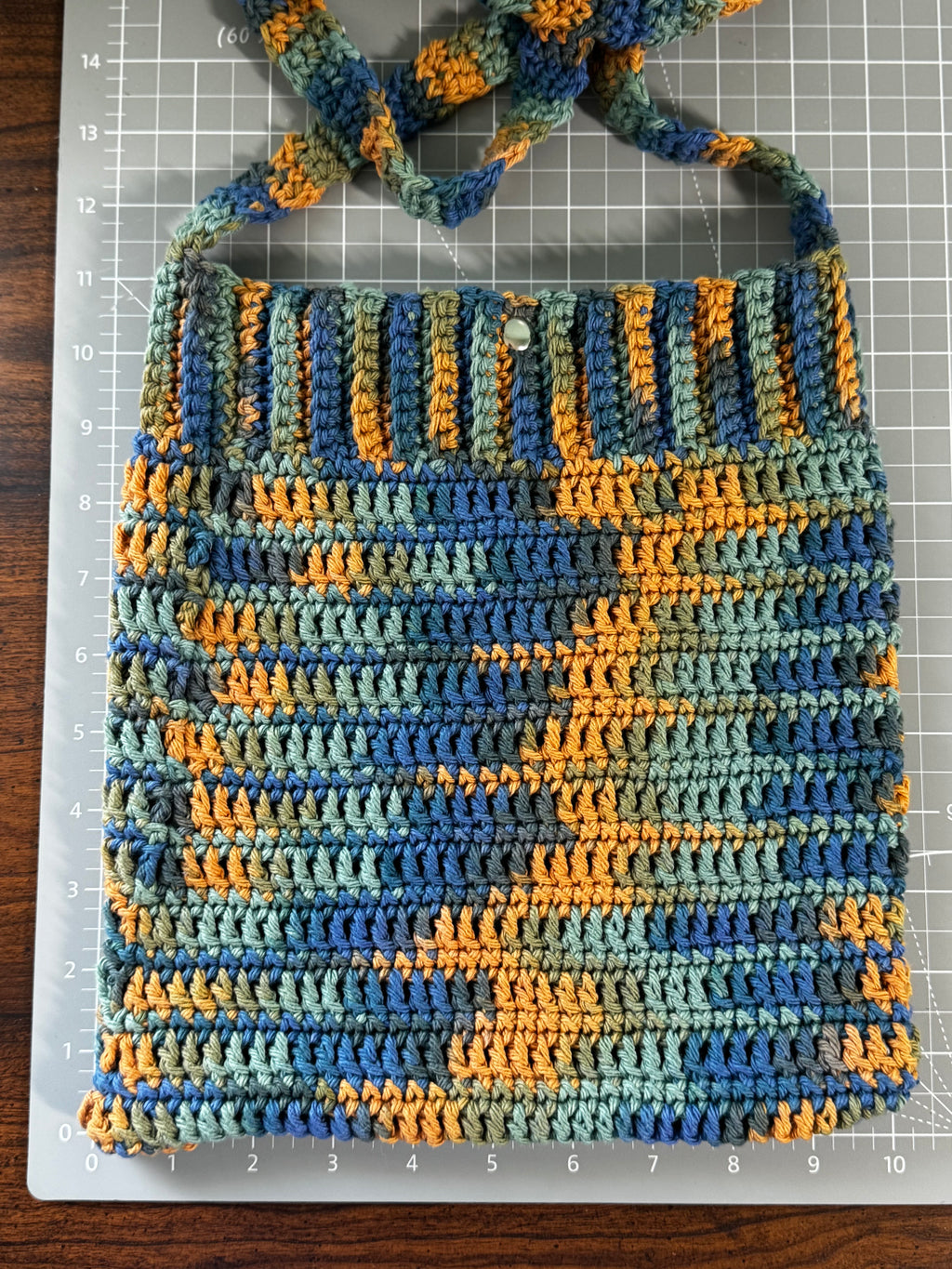 Crochet Tote Bag - Multicolor