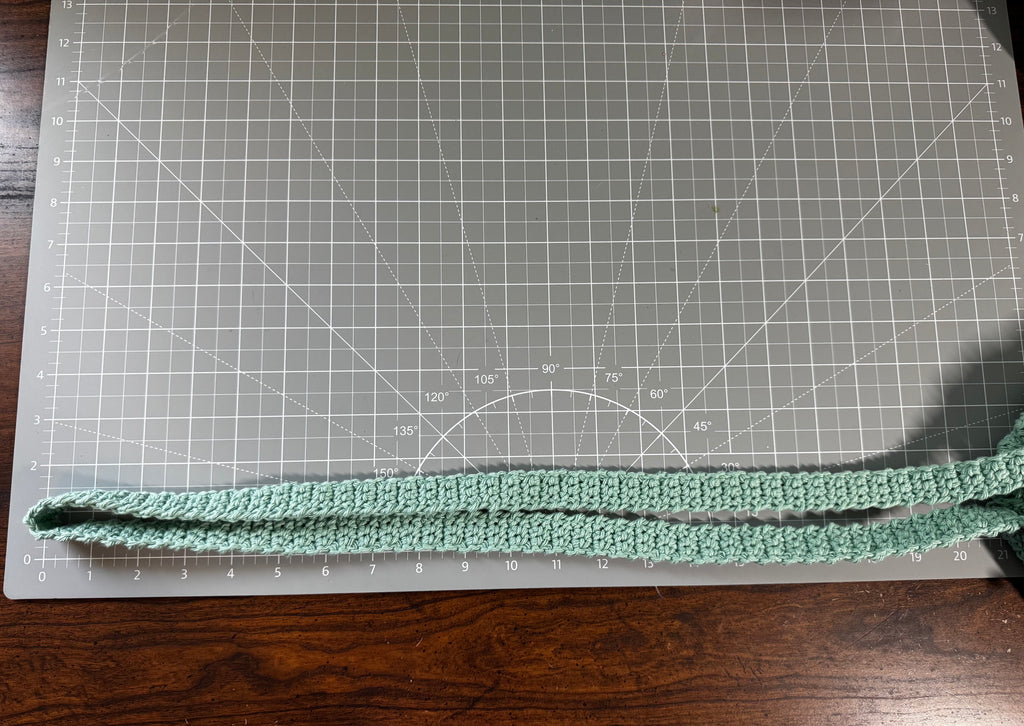 Crochet Bag - Sea Drawstring