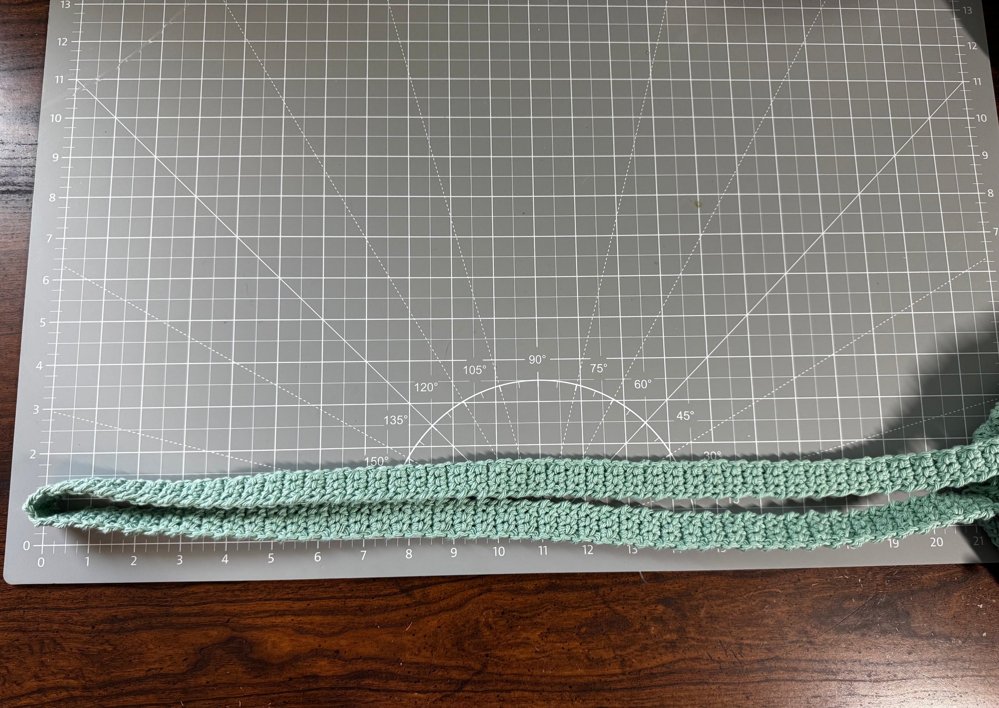 Crochet Bag - Sea Drawstring