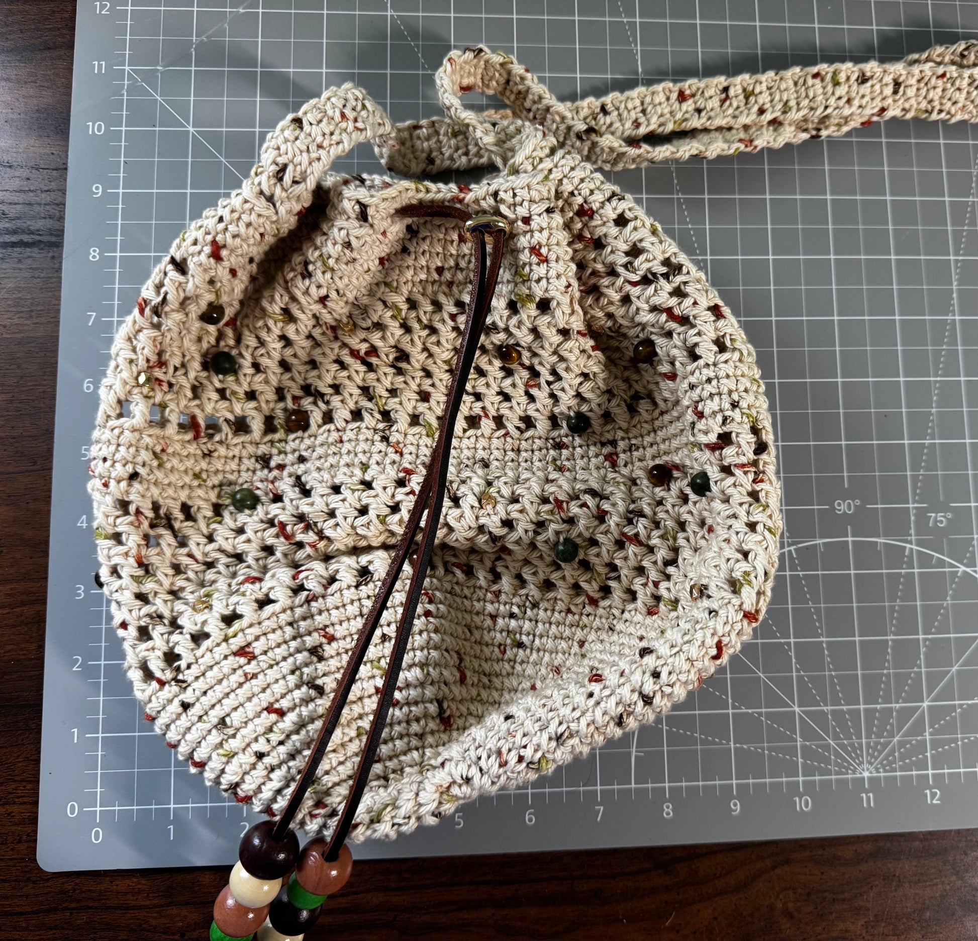 Crochet Bag - Beige